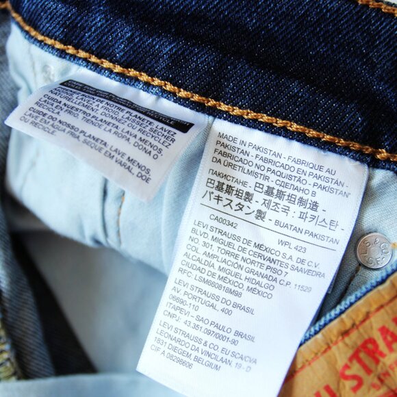 BNWT SS21 LEVI'S 511 SLIM CUT OFF DENIM SHORTS 30 - Picture 12 of 13